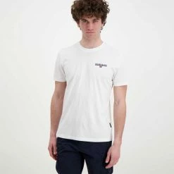Presa 🥰 NAPAPIJRI T-SHIRT ICE Bianco 😀 -Offerte Novità Negozio napapijri np0a4gwi t shirt ice casual uomo 044924401 002 2