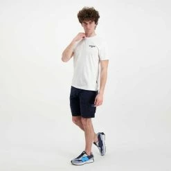 Presa 🥰 NAPAPIJRI T-SHIRT ICE Bianco 😀 -Offerte Novità Negozio napapijri np0a4gwi t shirt ice casual uomo 044924401 002 5