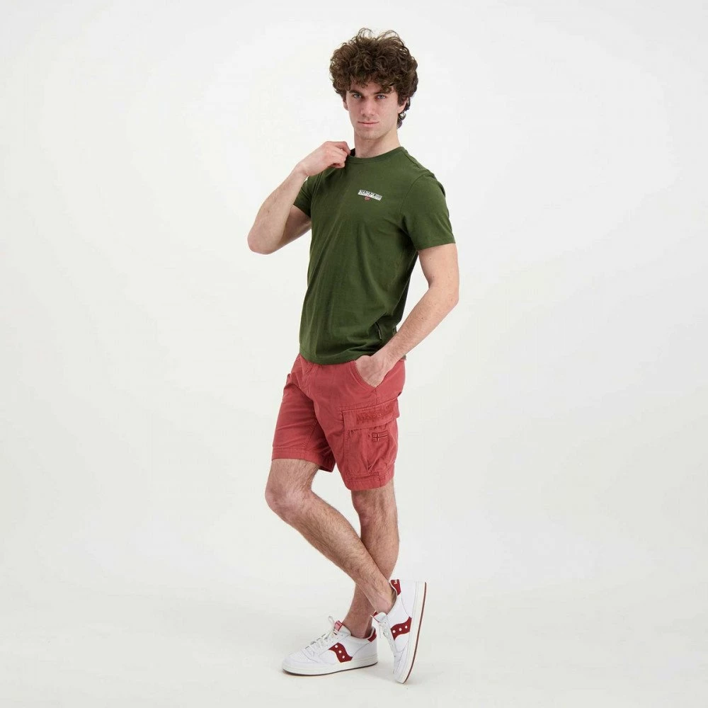 Vendita all'ingrosso 👍 NAPAPIJRI T-SHIRT ICE Verde ⭐ 7 Vendita all'ingrosso 👍 NAPAPIJRI T-SHIRT ICE Verde ⭐ - immagine 5