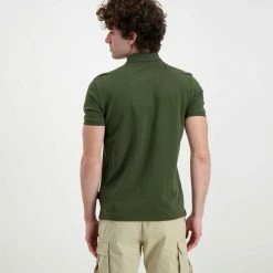 Presa 🔥 NAPAPIJRI POLO IN PIQUET ICE Verde 🔔 -Offerte Novità Negozio napapijri np0a4gwm polo in piquet ice casual uomo 044925001 ge4 3