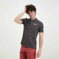 Offerte 🔔 NAPAPIJRI POLO IN PIQUET ICE Grigio ⌛ -Offerte Novità Negozio napapijri np0a4gwm polo in piquet ice casual uomo 044925101 h74 4