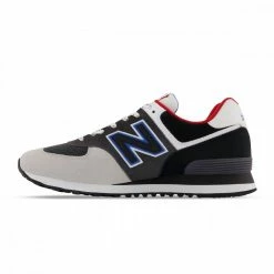 Promo ⭐ NEW BALANCE 574 Grigio, Nero 🛒 11 Promo ⭐ NEW BALANCE 574 Grigio, Nero 🛒 -Offerte Novità Negozio new balance ml574lb2 574 tutte sneaker uomo 044536201 lb2 5
