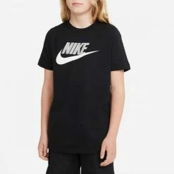 Nuovo ❤️ NIKE T-SHIRT FUTURA ICON BAMBINO Nero ❤️ -Offerte Novità Negozio nike ar5252 t shirt futura icon bambino abbigliamento bambino 040975401 013 3
