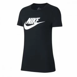 Acquistare 🛒 NIKE T-SHIRT ESSENTIAL LOGO DONNA Nero 👍