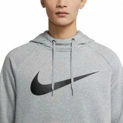 Miglior offerta 😍 NIKE FELPA CON CAPPUCCIO SWOOSH Grigio ⌛ -Offerte Novità Negozio nike cz2425 felpa con cappuccio training swoosh abbigliamento training e palestra uomo 043311701 063 3