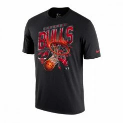 Migliore vendita 💯 NIKE T-SHIRT CTS SHATTERED BULLS Nero 🛒