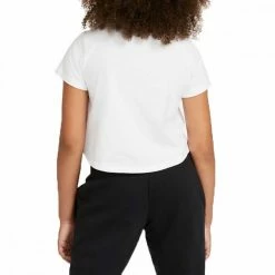 Buono 👍 NIKE T-SHIRT CROP FUTURA BAMBINA Bianco ❤️ -Offerte Novità Negozio nike da6925 t shirt crop futura bambina abbigliamento bambino 042367201 102 4