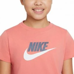 Promo 😉 NIKE T-SHIRT CROP FUTURA BAMBINA Rosa 🥰 -Offerte Novità Negozio nike da6925 t shirt crop futura bambina abbigliamento bambino 044518201 603 3