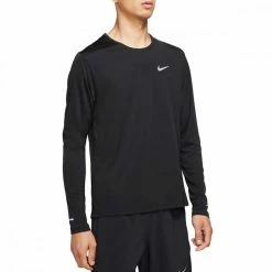 Vendita calda 🌟 NIKE MAGLIA MANICA LUNGA DRI-FIT MILER Nero 😉
