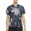 Vendita lampo 😀 T-SHIRT NIKECOURT DRI-FIT VICTORY PRINTED Nero 🛒 -Offerte Novità Negozio nike dd8333 m nkct dry victory top pr abbigliamento tennis uomo 044471001 010 1