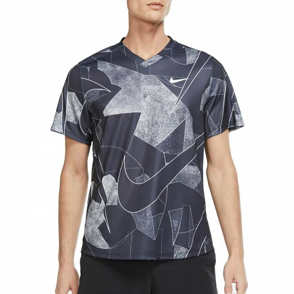 Vendita lampo ๐ T-SHIRT NIKECOURT DRI-FIT VICTORY PRINTED Nero ๐ 3 Vendita lampo ๐ T-SHIRT NIKECOURT DRI-FIT VICTORY PRINTED Nero ๐