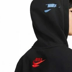 Acquistare ✔️ NIKE FELPA CON CAPPUCCIO ESSENTIAL FUTURA Nero 👏 -Offerte Novità Negozio nike dm6873 felpa con cappuccio essential futura sport style uomo 044503101 010 4