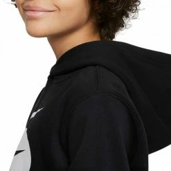 Vendita all'ingrosso 🎉 NIKE FELPA CON CAPPUCCIO CORE BAMBINO Nero ⌛ -Offerte Novità Negozio nike dm8097 felpa con cappuccio core bambino abbigliamento bambino 044519701 010 4