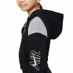 I primi 10 🥰 NIKE FELPA FULL ZIP CON CAPPUCCIO AIR BAMBINA Nero 😉 -Offerte Novità Negozio nike dm8386 felpa fz c capp air garzata bambina abbigliamento bambino 044519101 010 3
