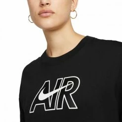 Miglior offerta 🎉 NIKE T-SHIRT AIR DONNA Nero 👍 -Offerte Novità Negozio nike dn5800 t shirt air donna sport style donna 044501801 010 3