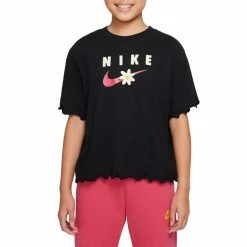 Vendita calda 🤩 NIKE T-SHIRT CROP ENERGY BAMBINA Nero 😍