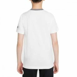 Presa ✨ NIKE T-SHIRT AMPLIFY BAMBINO Bianco 😀 -Offerte Novità Negozio nike do1799 t shirt amplify bambino abbigliamento bambino 044520001 100 2