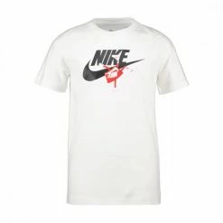 Vendita all'ingrosso 🔔 NIKE T-SHIRT FUTURA BOXY BAMBINO Bianco ❤️