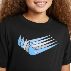 Nuovo di zecca ⌛ NIKE T-SHIRT BRANDMARK BAMBINO Nero 🛒 -Offerte Novità Negozio nike do1824 t shirt brandmark bambino abbigliamento bambino 045002601 010 3