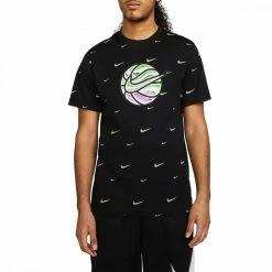 Miglior prezzo 🎁 NIKE T-SHIRT SWOOSH BALL Nero 💯
