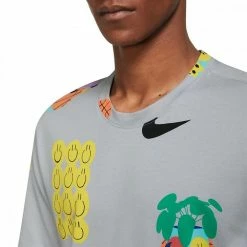 Buono 🤩 NIKE T-SHIRT AIR OPEN Grigio ⭐ -Offerte Novità Negozio nike dq1014 t shirt air open sport style uomo 045006301 012 3