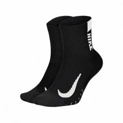 Vendita lampo ✨ NIKE CALZE MULTPLIER ANKLE - 2 PACK Nero 😀