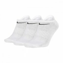 Nuovo ⌛ NIKE CALZE FANTASMINO 3 PACK EVERYDAY LIGHT Bianco 🥰