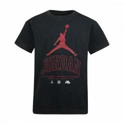 Sconto 🛒 NIKE JORDAN T-SHIRT NO LOOK BAMBINO Nero 🔥