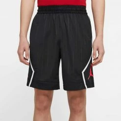 Vendita lampo 🔥 NIKE JORDAN SHORT DIAMOND STRIPED Nero 👏 -Offerte Novità Negozio nike jordan cd4908 short diamond striped sport style uomo 040256401 010 4