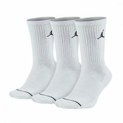 Il più economico 👏 NIKE JORDAN CALZE JUMPMAN CREW 3 PACK Bianco ✨