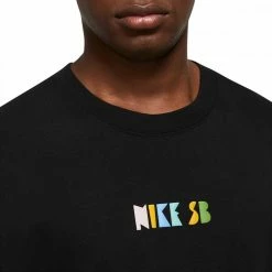 Il più economico ⭐ NIKE SB T-SHIRT NATURE Nero ❤️ -Offerte Novità Negozio nike sb dq1858 t shirt nature street style uomo 044740501 010 3