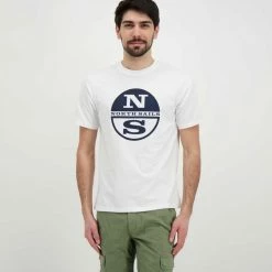 Miglior offerta 👍 NORTH SAILS T-SHIRT MACRO LOGO Bianco ✔️ -Offerte Novità Negozio north sails 692792000 t shirt macro logo casual uomo 045023401 0101 3