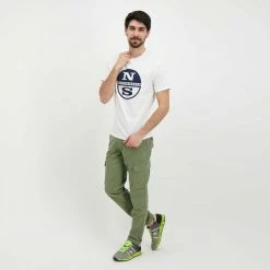 Miglior offerta 👍 NORTH SAILS T-SHIRT MACRO LOGO Bianco ✔️ -Offerte Novità Negozio north sails 692792000 t shirt macro logo casual uomo 045023401 0101 6