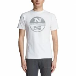 Nuovo ⌛ NORTH SAILS T-SHIRT MACRO LOGO IN TONO Bianco 😉 -Offerte Novità Negozio north sails 692798000 t shirt macro logo in tono casual uomo 045023201 0101 2