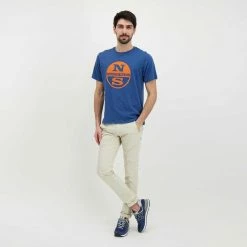 Il più economico ✨ NORTH SAILS T-SHIRT MACRO LOGO Blu 🧨 -Offerte Novità Negozio north sails 92792000 t shirt macro logo casual uomo 045023601 0787 5