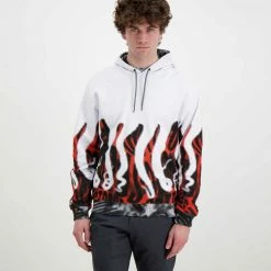 I primi 10 🌟 FELPA C/CAPP OCTOPUS HALF TONE Bianco 👍 -Offerte Novità Negozio octopus 22sosh13 felpa c capp octopus half tone mare uomo 044742501 white 3