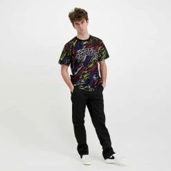 Miglior offerta ✔️ T-SHIRT OCTOPUS DECO Nero 👍 -Offerte Novità Negozio octopus 22sots09 t shirt octopus deco street style uomo 044743801 black 6