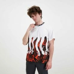 Presa ✨ T-SHIRT OCTOPUS HALF TONE Bianco 🛒 -Offerte Novità Negozio octopus 22sots13 t shirt octopus half tone street style uomo 044744101 white 5