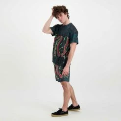 Miglior prezzo 😍 T-SHIRT OCTOPUS SHAKE Nero 👍 -Offerte Novità Negozio octopus 22sots16 t shirt octopus shake street style uomo 044744301 black 6