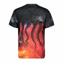 Nuovo di zecca 🌟 T-SHIRT OCTOPUS GALAXY Nero 💯 -Offerte Novità Negozio octopus 22sots17 t shirt octopus galaxy street style uomo 044744401 black 2