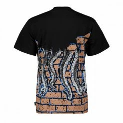 Offerte ⌛ T-SHIRT OCTOPUS BRICKS Nero 🔥 -Offerte Novità Negozio octopus 22sots21 t shirt octopus bricks street style uomo 044744501 black 2