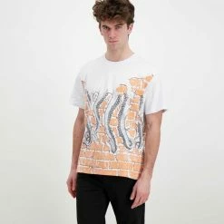 Il più economico ✔️ T-SHIRT OCTOPUS BRICKS Bianco ✔️ -Offerte Novità Negozio octopus 22sots21 t shirt octopus bricks street style uomo 044744601 white 3