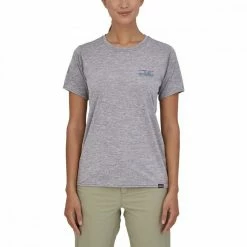 Presa 👏 PATAGONIA T-SHIRT CAPILENE® COOL DAILY GRAPHIC DONNA Grigio 🔥 -Offerte Novità Negozio patagonia 45250 t shirt capilene cool daily graphic donna abbigliamento montagna donna 044847101 skfe 3