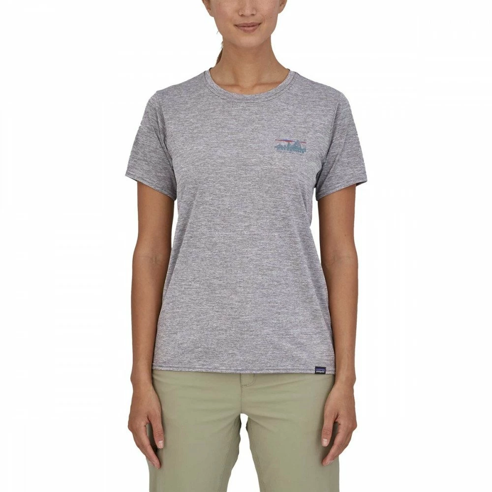 Presa 👏 PATAGONIA T-SHIRT CAPILENE® COOL DAILY GRAPHIC DONNA Grigio 🔥 - immagine 3