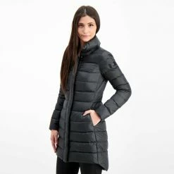 Nuovo di zecca 👍 PEUTEREY PIUMINO LUNGO SOBCHAK DONNA Nero 👏 -Offerte Novità Negozio peuterey ped3319 piumino lungo sobchak donna giacconi donna 039573001 ner 5