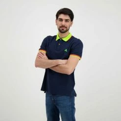 Nuovo di zecca 🎁 PEUTEREY POLO NEW SELANDINA Blu 🎉 -Offerte Novità Negozio peuterey peu3936 polo new selandina casual uomo 045017501 215 5