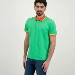 Migliore vendita 😍 PEUTEREY POLO NEW SELANDINA Verde 🎉 -Offerte Novità Negozio peuterey peu3936 polo new selandina casual uomo 045019301 674 3