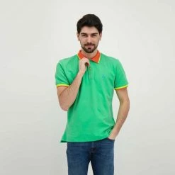 Migliore vendita 😍 PEUTEREY POLO NEW SELANDINA Verde 🎉 -Offerte Novità Negozio peuterey peu3936 polo new selandina casual uomo 045019301 674 5