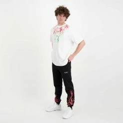 Sconto 😍 PHOBIA T-SHIRT LIGHTNING Bianco 👍 -Offerte Novità Negozio phobia ph 1wwredgr t shirt fulmini street style uomo 044745701 redgr 5