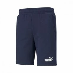 A buon mercato 🌟 PUMA BERMUDA ESSENTIAL GARZATI Blu 😉